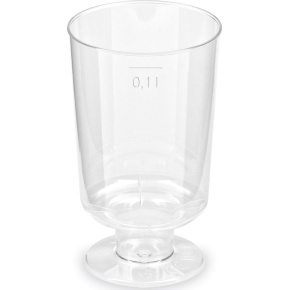 Kelímek 100ml krystal na stopce 15ks