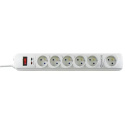 Prodlužovací kabel s přepěťovou ochranou, 3 m, 6 zásuvek, LED indikace,Powerton
