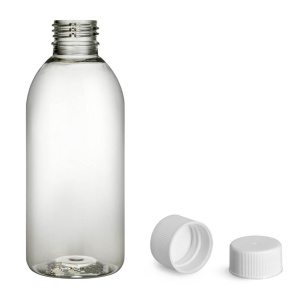 Lahvička plastová 250ml čirá