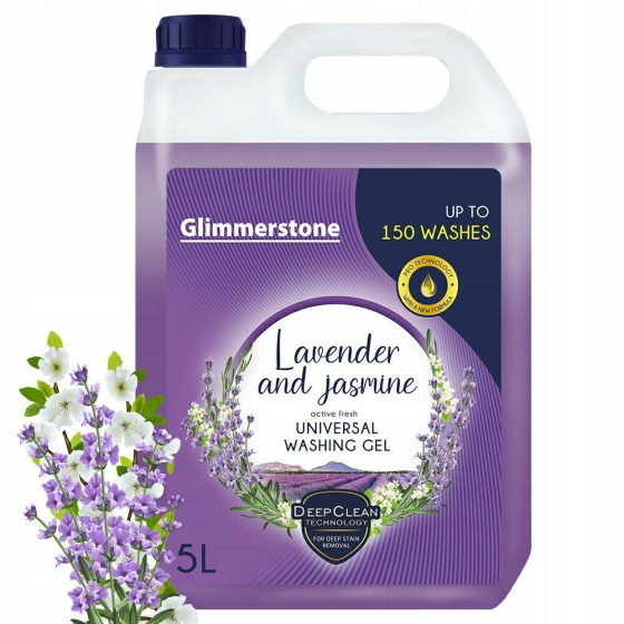 GLIMMERSTONE prací gel levandule a jasmín 5 l ,150 dávek