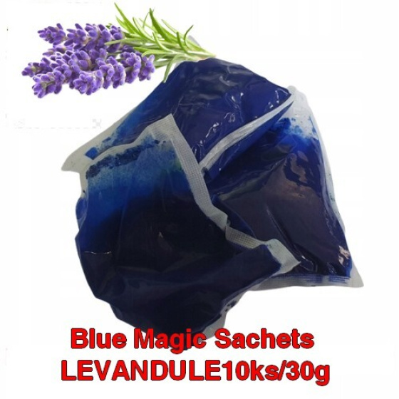 WC sáčky Blue Magic Aut Sachets LEVANDULE 10ks tablety do chemického WC