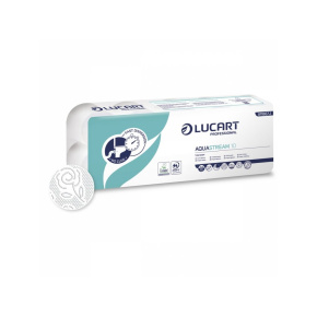 LUCART AQUASTREAM 10 - rozkladový toaletní papír pro chemická WC, 10 ks 