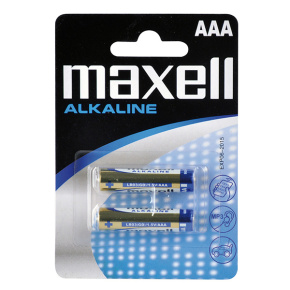 Baterie alkalická, LR-3, AAA, 1.5V, Maxell, blistr, 2-pack