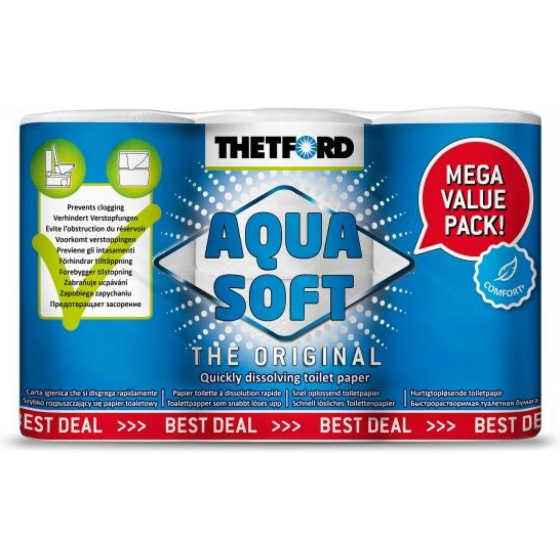 Thetford Aqua Soft 6ks rozkladový toaletní papír 