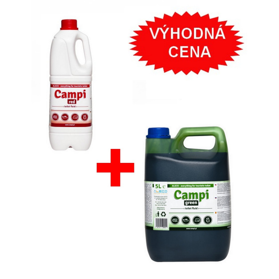 CAMPI Green 5L + CAMPI Red 2L CENOVĚ VÝHODNÁ SADA