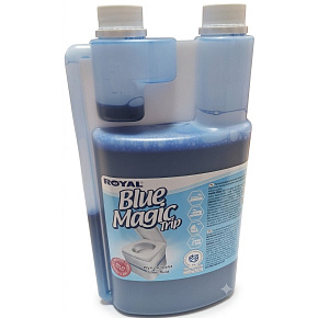 Blue Magic Aut TRIP 1l koncentrovaný přípravek s dávkovačem pro chemická WC Blue Magic Aut TRIP 1l koncentrovaný přípravek s dávkovačem pro chemická WC