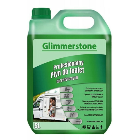 GLIMMERSTONE GREEN 5 l chémie pro mobilní a suché toalety 